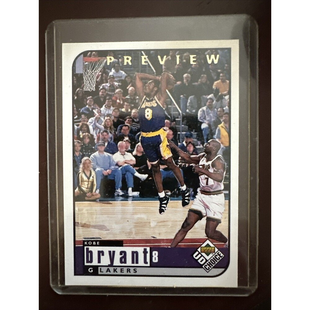 Kobe Bryant 1998 Upper Deck UD Choice Preview #69 NBA Basketball Card